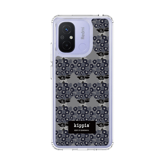 スリムプロテクションケース［ kippis® - Kukkakimppu 花束 - グレー ］