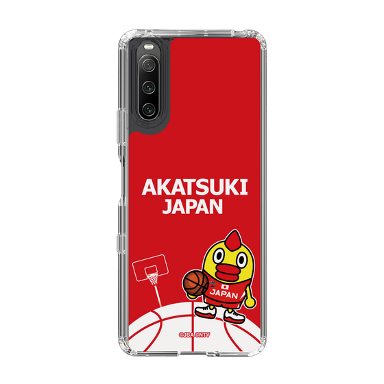 スリムプロテクションケース［ そらジロー×AKATSUKI JAPAN - ティップオフ - ワードマーク ］