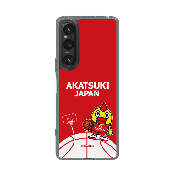 スリムプロテクションケース［ そらジロー×AKATSUKI JAPAN - ティップオフ - ワードマーク ］