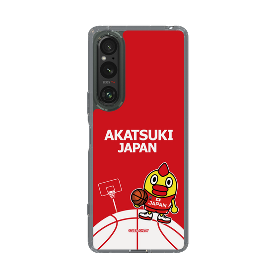 スリムプロテクションケース［ そらジロー×AKATSUKI JAPAN - ティップオフ - ワードマーク ］