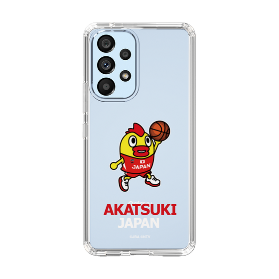 スリムプロテクションケース［ そらジロー×AKATSUKI JAPAN - レイアップシュート - クリア ］