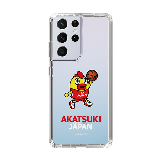 スリムプロテクションケース［ そらジロー×AKATSUKI JAPAN - レイアップシュート - クリア ］