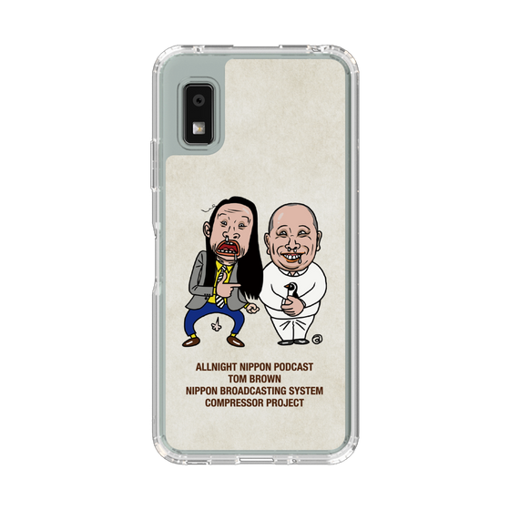 スリムプロテクションケース［ ニッポン放送 - オールナイトニッポンPodcast[トム・ブラウン] アイボリー ］