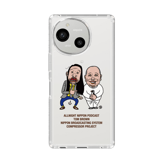 スリムプロテクションケース［ ニッポン放送 - オールナイトニッポンPodcast[トム・ブラウン] クリア ］