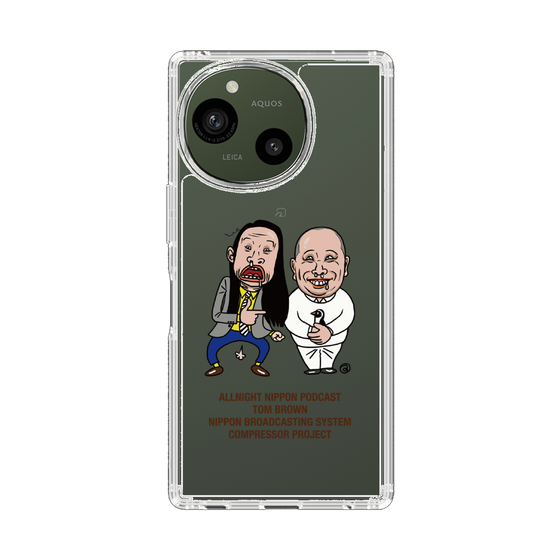 スリムプロテクションケース［ ニッポン放送 - オールナイトニッポンPodcast[トム・ブラウン] クリア ］