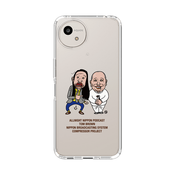 スリムプロテクションケース［ ニッポン放送 - オールナイトニッポンPodcast[トム・ブラウン] クリア ］