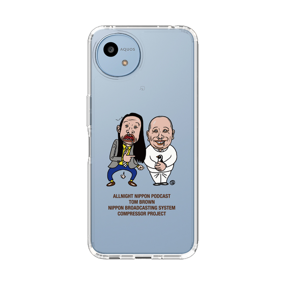 スリムプロテクションケース［ ニッポン放送 - オールナイトニッポンPodcast[トム・ブラウン] クリア ］