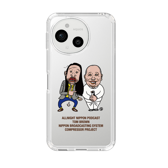 スリムプロテクションケース［ ニッポン放送 - オールナイトニッポンPodcast[トム・ブラウン] クリア ］
