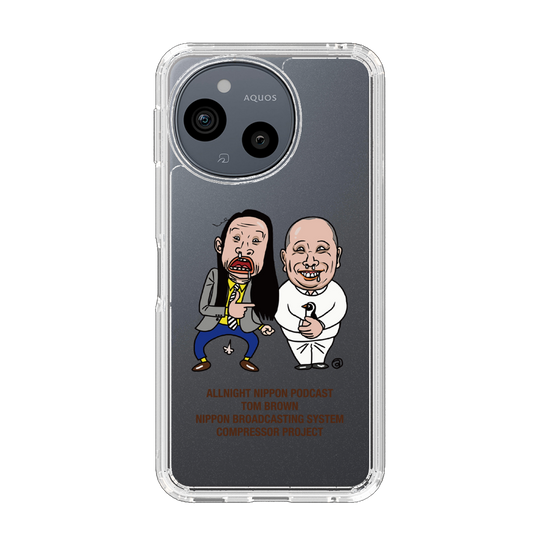 スリムプロテクションケース［ ニッポン放送 - オールナイトニッポンPodcast[トム・ブラウン] クリア ］