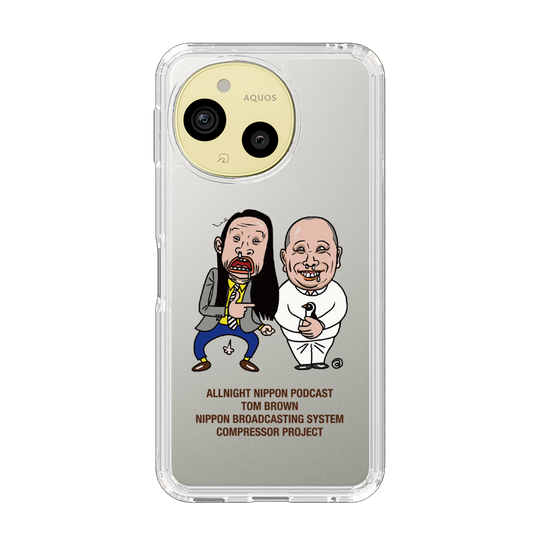 スリムプロテクションケース［ ニッポン放送 - オールナイトニッポンPodcast[トム・ブラウン] クリア ］