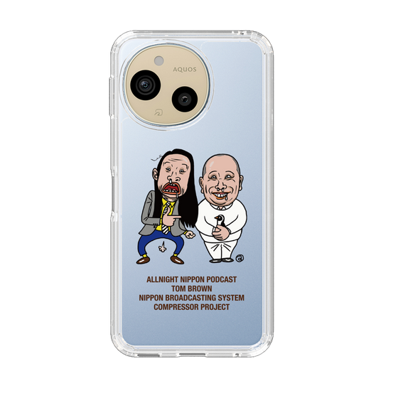 スリムプロテクションケース［ ニッポン放送 - オールナイトニッポンPodcast[トム・ブラウン] クリア ］