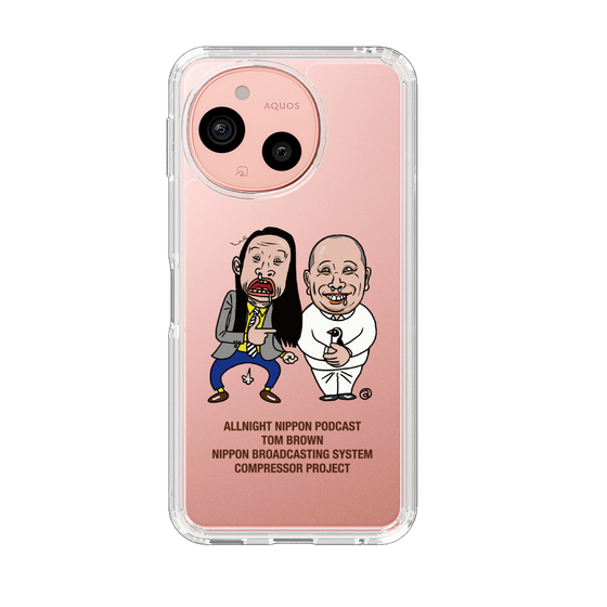 スリムプロテクションケース［ ニッポン放送 - オールナイトニッポンPodcast[トム・ブラウン] クリア ］