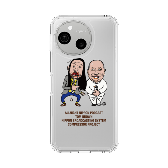 スリムプロテクションケース［ ニッポン放送 - オールナイトニッポンPodcast[トム・ブラウン] クリア ］