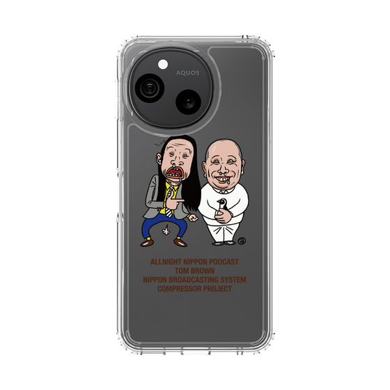 スリムプロテクションケース［ ニッポン放送 - オールナイトニッポンPodcast[トム・ブラウン] クリア ］