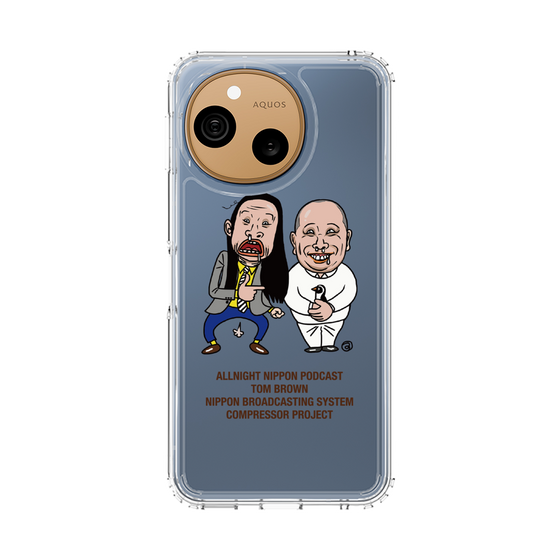スリムプロテクションケース［ ニッポン放送 - オールナイトニッポンPodcast[トム・ブラウン] クリア ］