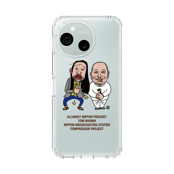 スリムプロテクションケース［ ニッポン放送 - オールナイトニッポンPodcast[トム・ブラウン] クリア ］