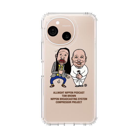 スリムプロテクションケース［ ニッポン放送 - オールナイトニッポンPodcast[トム・ブラウン] クリア ］