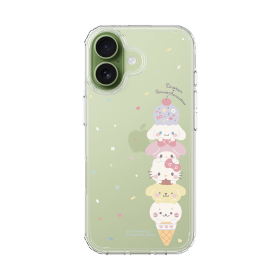 スリムプロテクションケース［ しろたん×サンリオキャラクターズ - アイスだいすき ］