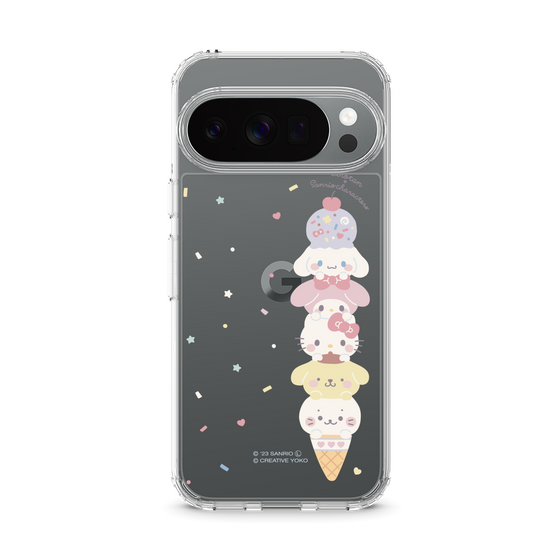 スリムプロテクションケース［ しろたん×サンリオキャラクターズ - アイスだいすき ］