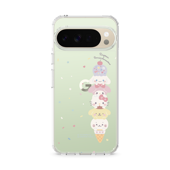 スリムプロテクションケース［ しろたん×サンリオキャラクターズ - アイスだいすき ］
