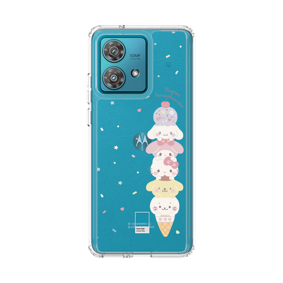 スリムプロテクションケース［ しろたん×サンリオキャラクターズ - アイスだいすき ］