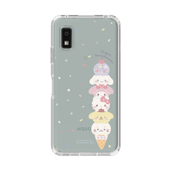 スリムプロテクションケース［ しろたん×サンリオキャラクターズ - アイスだいすき ］