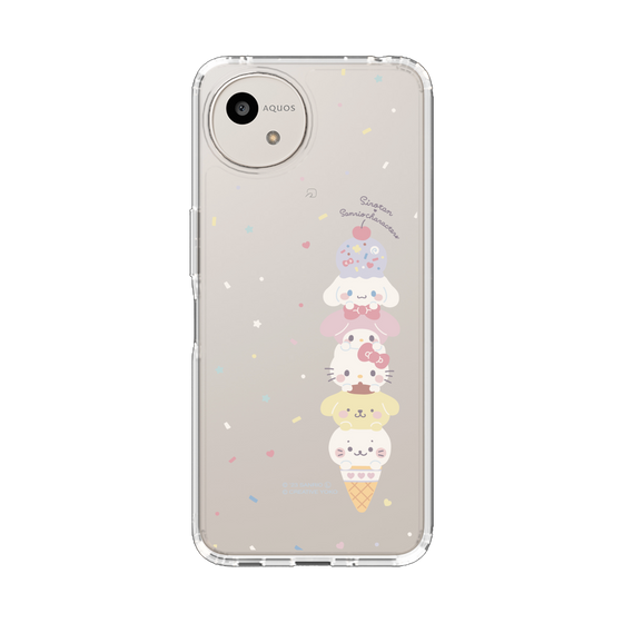 スリムプロテクションケース［ しろたん×サンリオキャラクターズ - アイスだいすき ］