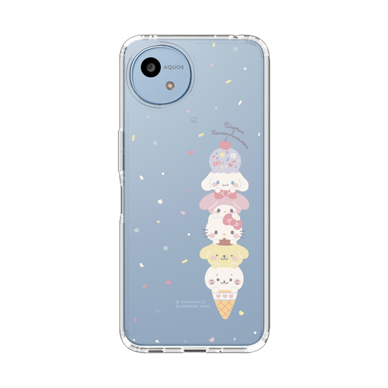 スリムプロテクションケース［ しろたん×サンリオキャラクターズ - アイスだいすき ］
