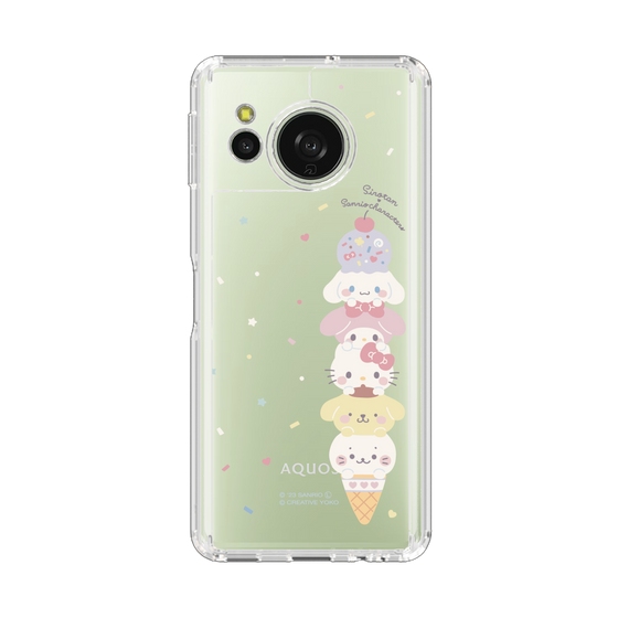 スリムプロテクションケース［ しろたん×サンリオキャラクターズ - アイスだいすき ］