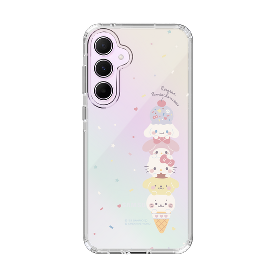 スリムプロテクションケース［ しろたん×サンリオキャラクターズ - アイスだいすき ］