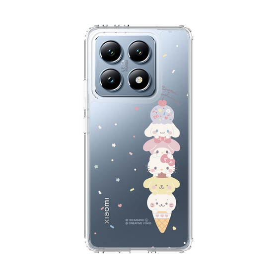 スリムプロテクションケース［ しろたん×サンリオキャラクターズ - アイスだいすき ］