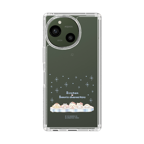 スリムプロテクションケース［ しろたん×サンリオキャラクターズ - 氷の国 ］