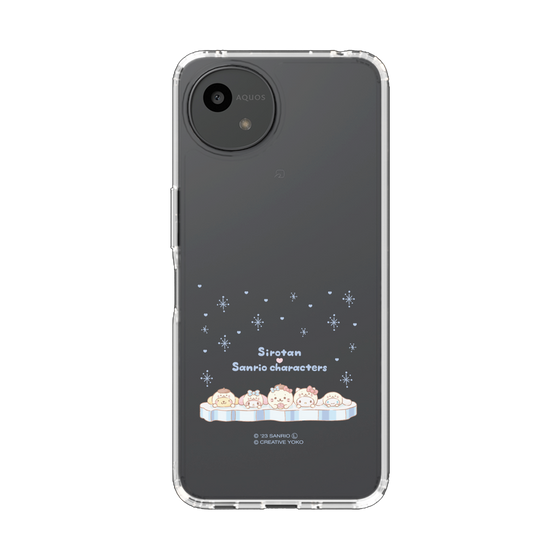 スリムプロテクションケース［ しろたん×サンリオキャラクターズ - 氷の国 ］