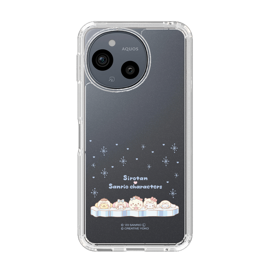 スリムプロテクションケース［ しろたん×サンリオキャラクターズ - 氷の国 ］