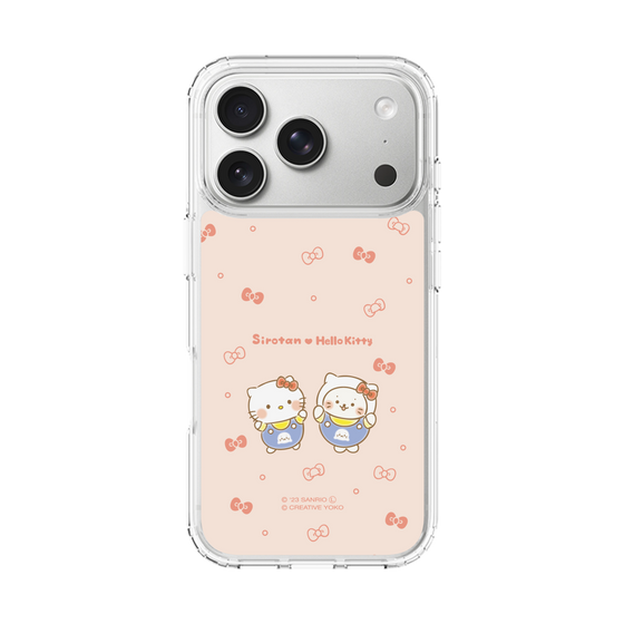 スリムプロテクションケース［ しろたん×サンリオキャラクターズ - しろたんとハローキティ ］