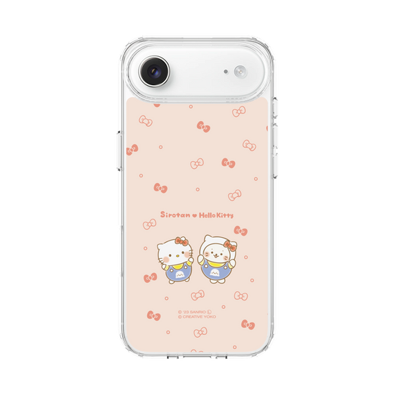 スリムプロテクションケース［ しろたん×サンリオキャラクターズ - しろたんとハローキティ ］