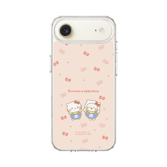 スリムプロテクションケース［ しろたん×サンリオキャラクターズ - しろたんとハローキティ ］