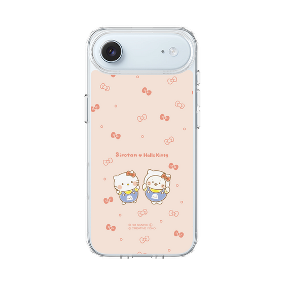 スリムプロテクションケース［ しろたん×サンリオキャラクターズ - しろたんとハローキティ ］