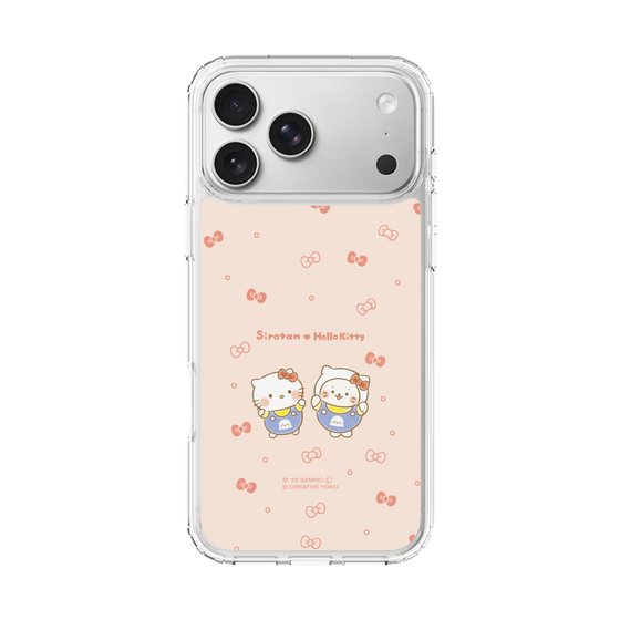 スリムプロテクションケース［ しろたん×サンリオキャラクターズ - しろたんとハローキティ ］