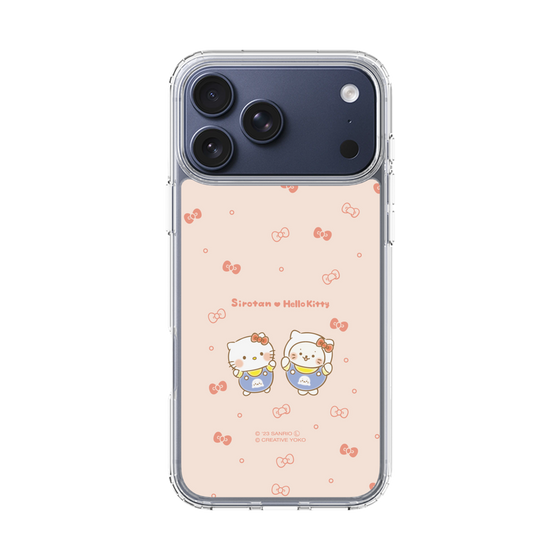 スリムプロテクションケース［ しろたん×サンリオキャラクターズ - しろたんとハローキティ ］