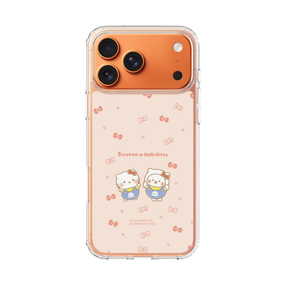 スリムプロテクションケース［ しろたん×サンリオキャラクターズ - しろたんとハローキティ ］