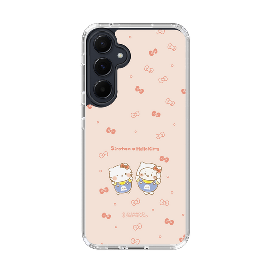 スリムプロテクションケース［ しろたん×サンリオキャラクターズ - しろたんとハローキティ ］