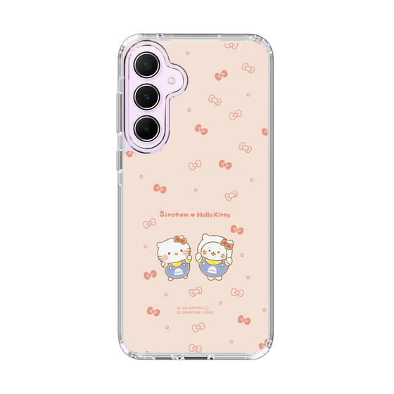 スリムプロテクションケース［ しろたん×サンリオキャラクターズ - しろたんとハローキティ ］