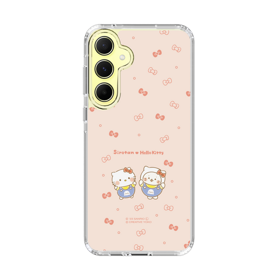 スリムプロテクションケース［ しろたん×サンリオキャラクターズ - しろたんとハローキティ ］