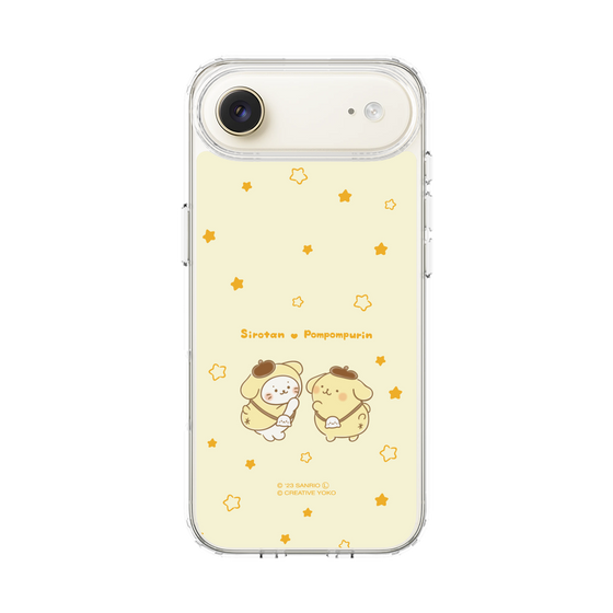スリムプロテクションケース［ しろたん×サンリオキャラクターズ - しろたんとポムポムプリン ］