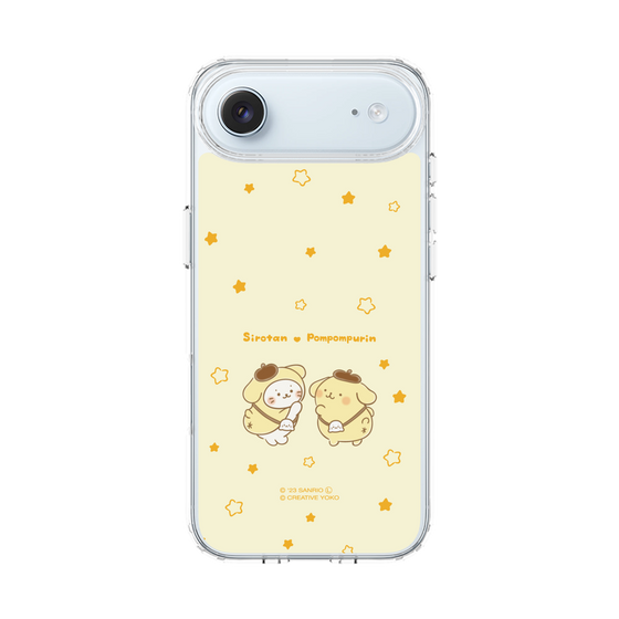 スリムプロテクションケース［ しろたん×サンリオキャラクターズ - しろたんとポムポムプリン ］