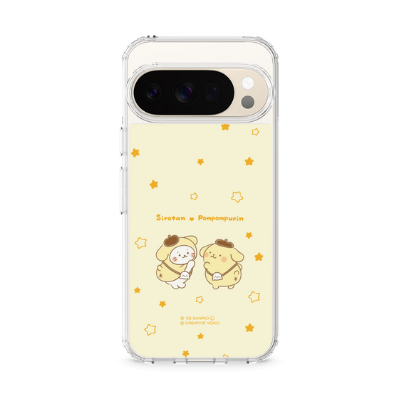 スリムプロテクションケース［ しろたん×サンリオキャラクターズ - しろたんとポムポムプリン ］