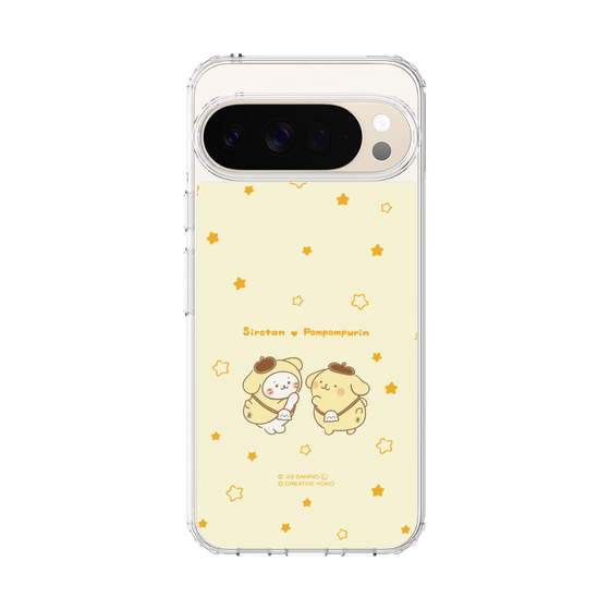 スリムプロテクションケース［ しろたん×サンリオキャラクターズ - しろたんとポムポムプリン ］