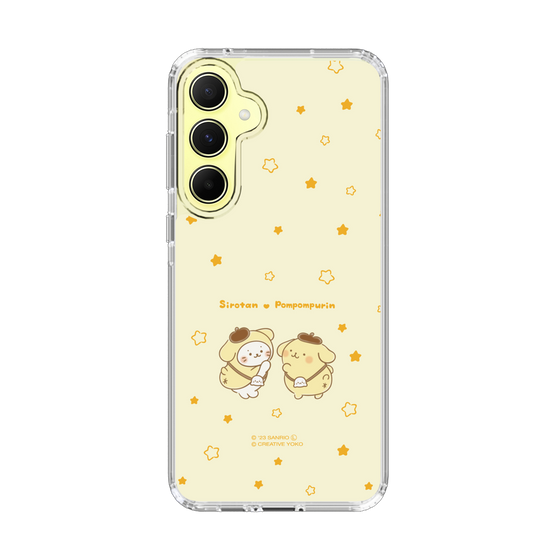 スリムプロテクションケース［ しろたん×サンリオキャラクターズ - しろたんとポムポムプリン ］