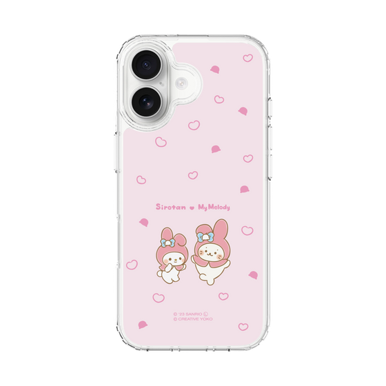 スリムプロテクションケース［ しろたん×サンリオキャラクターズ - しろたんとマイメロディ ］